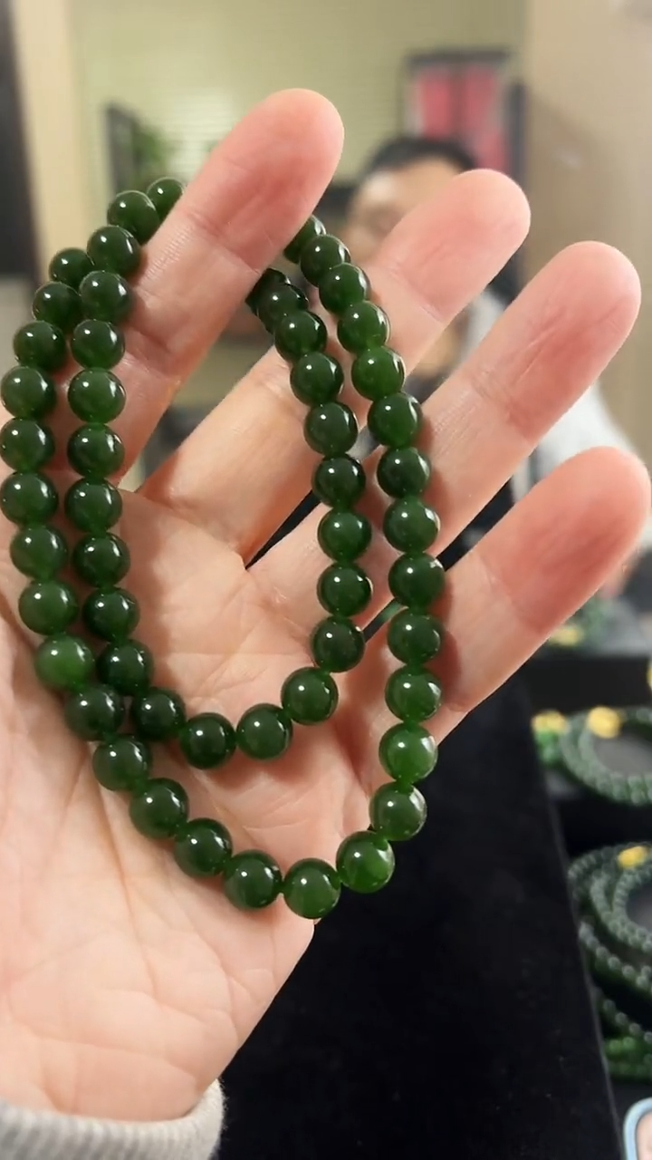 项链未镶嵌和田玉（碧玉）8