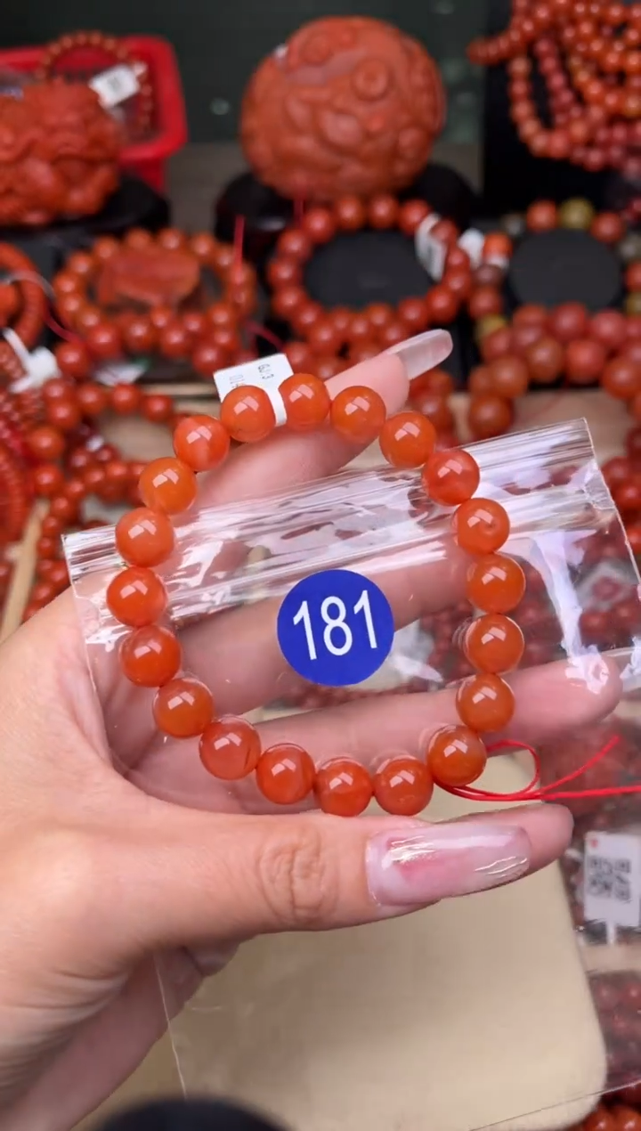 【闪购商品】南红玛瑙珠宝奇石未镶嵌181-10+