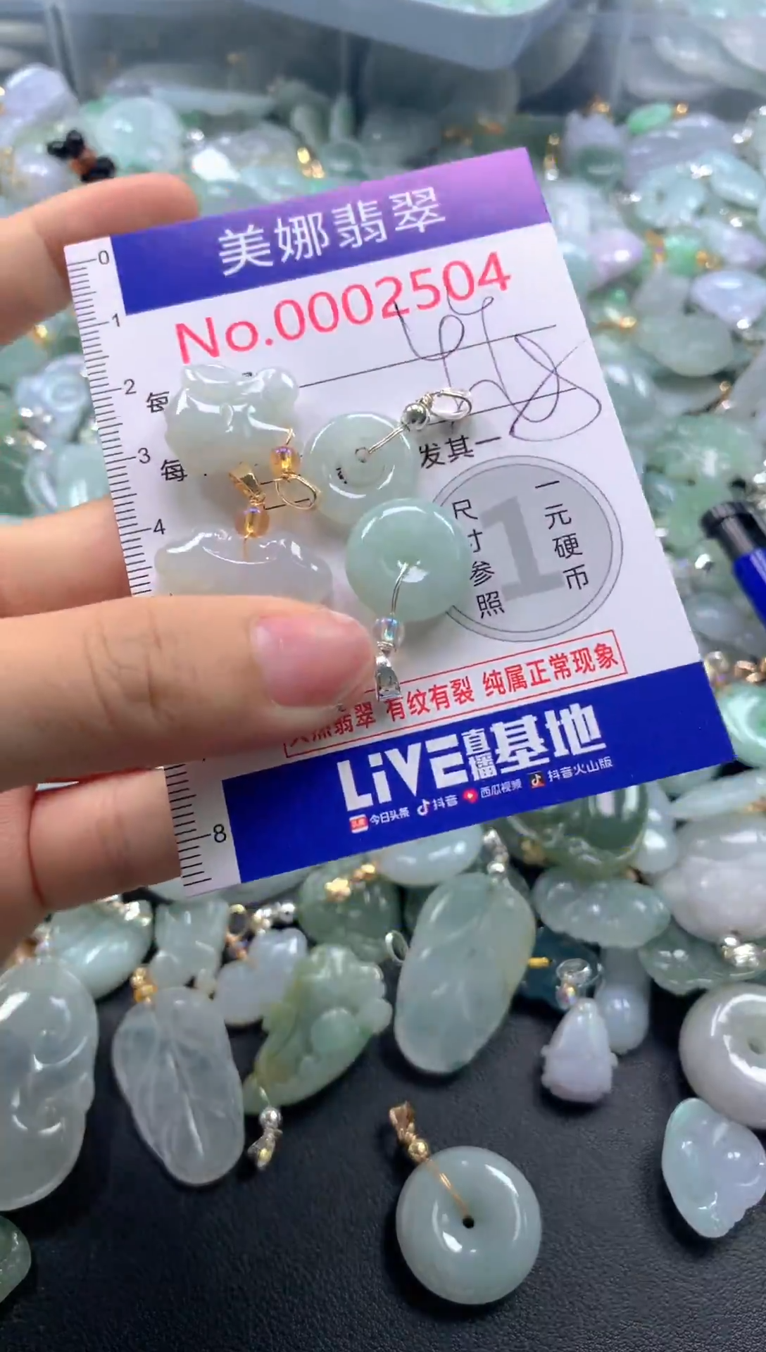 颈饰未镶嵌翡翠2504