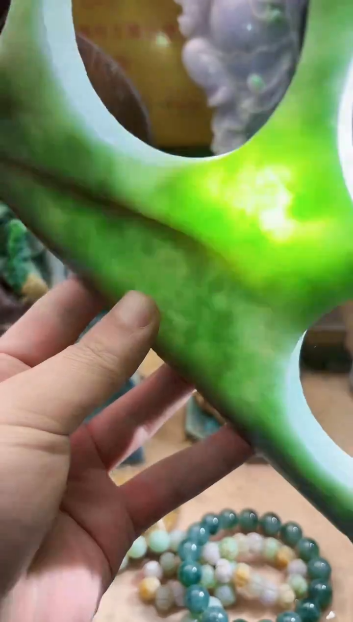 未镶嵌挂件翡翠A货张麦9555