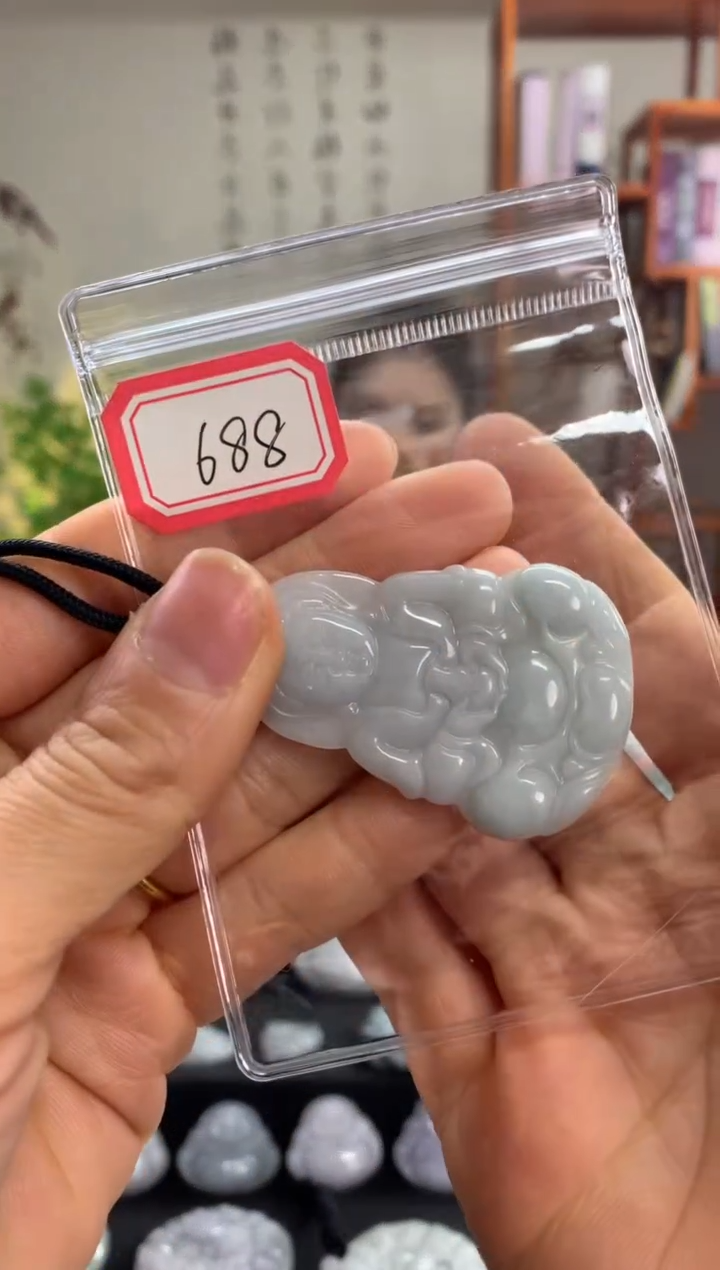 【闪购商品】翡翠颈饰未镶嵌观音688 多样性发一件