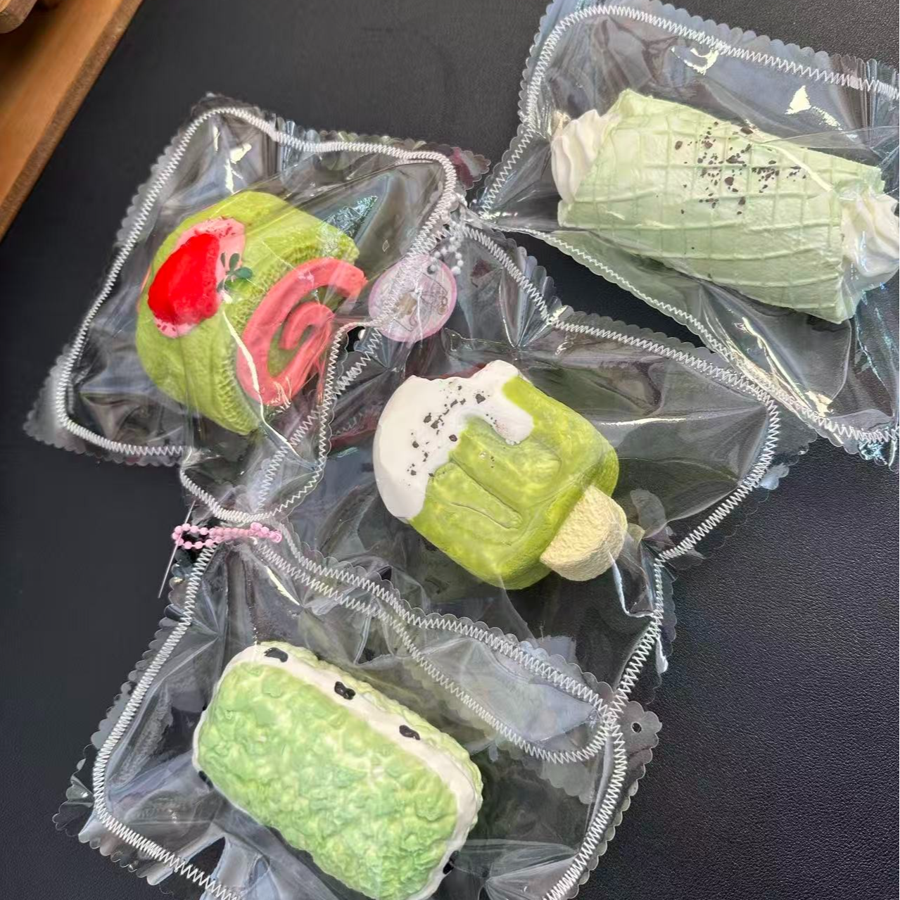 【Nibaile】抹茶系列食品级手工捏捏解压玩具[默认微瑕 介意勿拍]