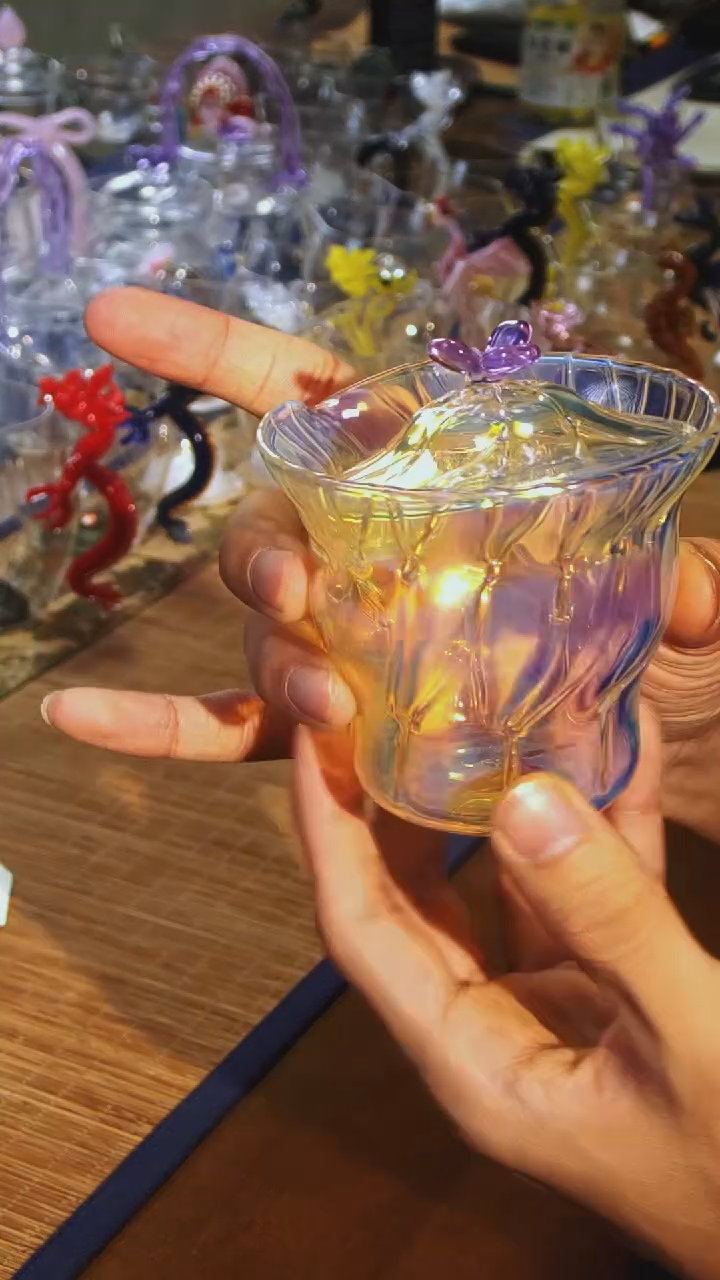 【闪购商品】荷韵盖碗晶焱金标