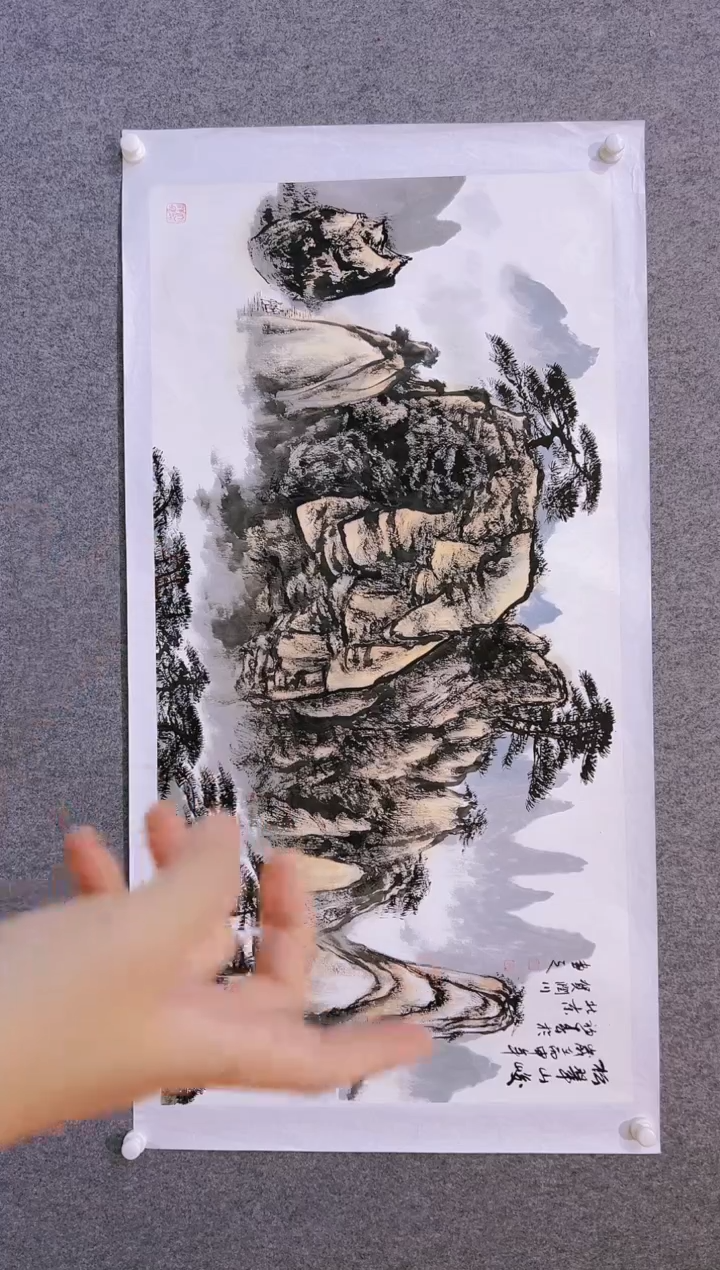 【闪购商品】绘画贺润川-8平尺-国画作品 