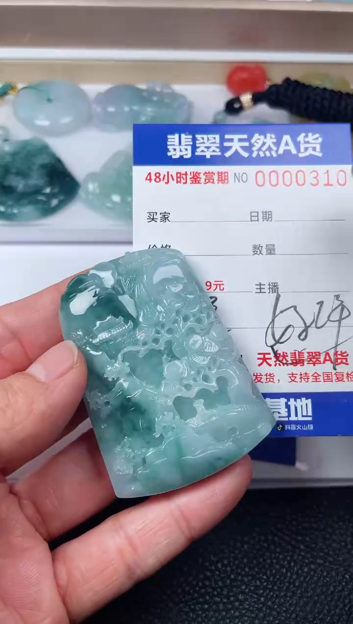 【闪购商品】翡翠颈饰未镶嵌天然翡翠玉石挂件