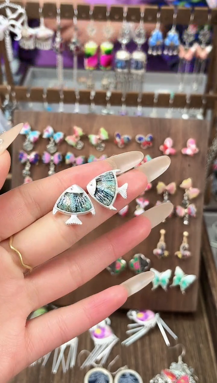 织绣民族风非遗老绣苗银饰品014