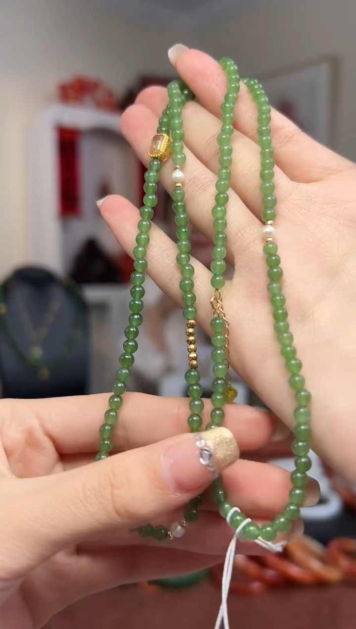 【闪购商品】和田玉颈饰未镶嵌D4- 多样性发其一5838-G63