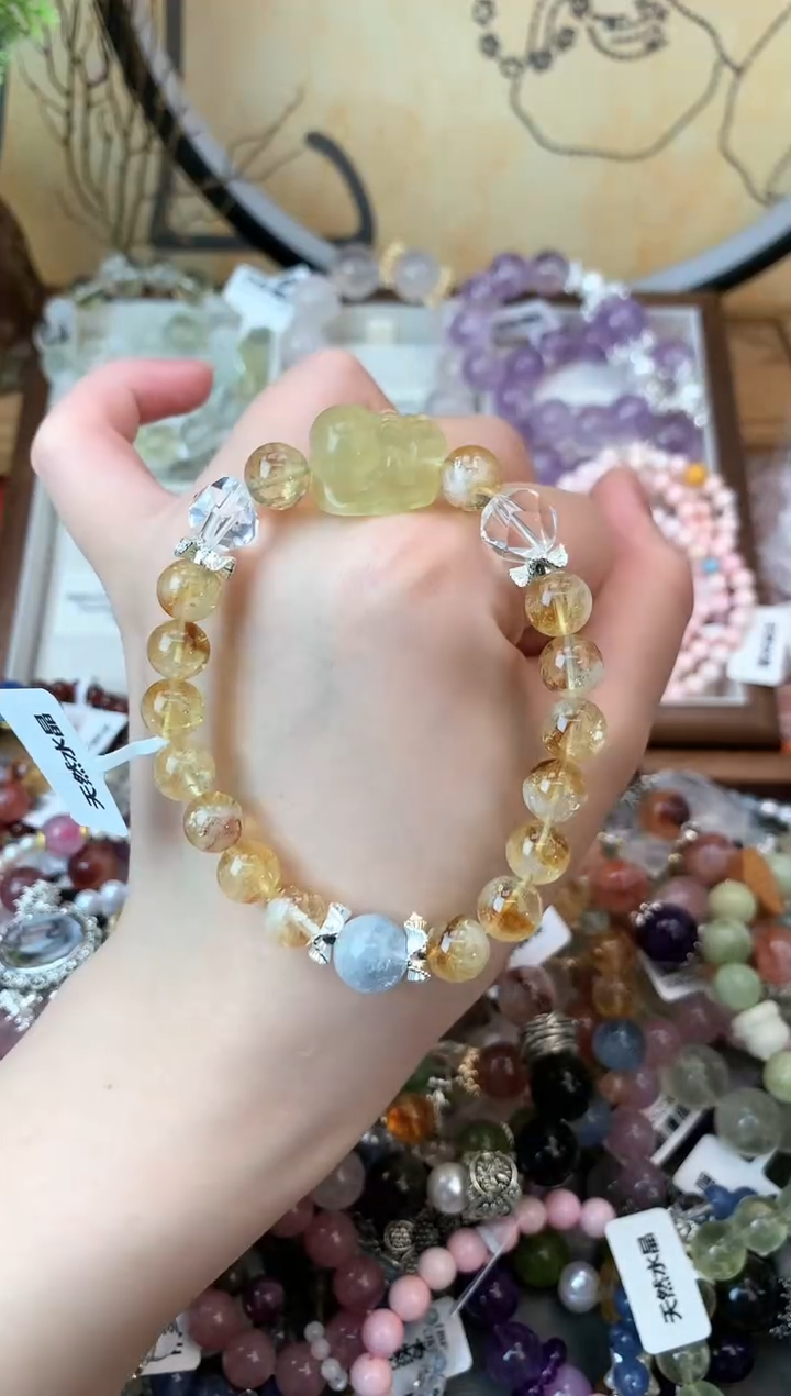 水晶手链未镶嵌364手串