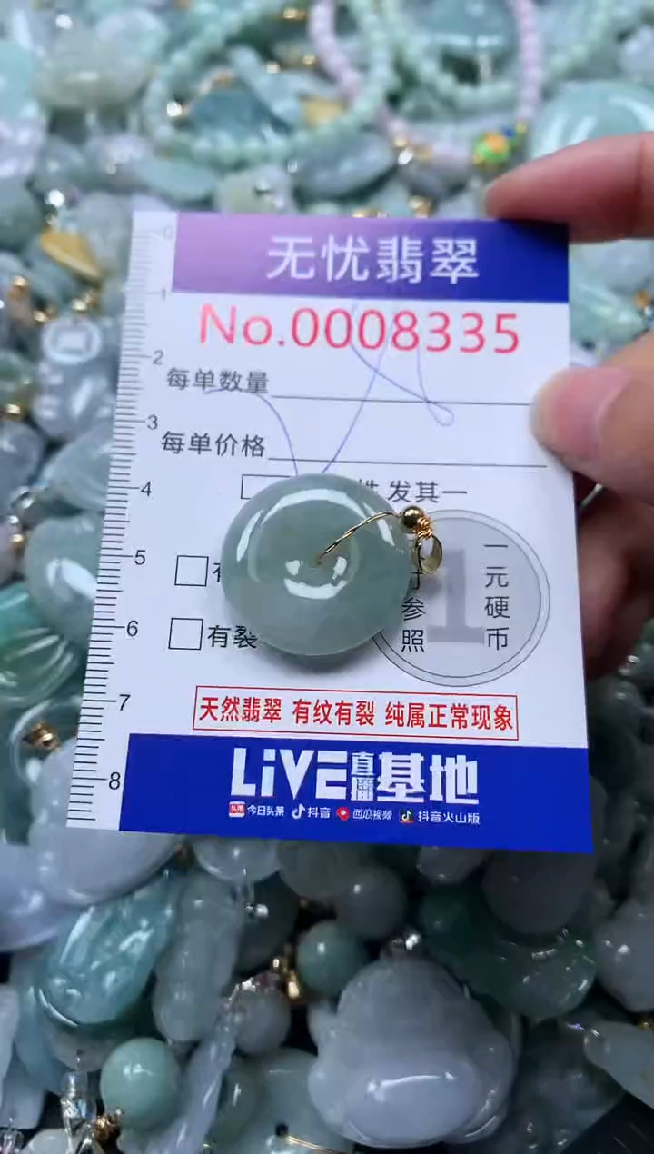 颈饰未镶嵌翡翠8335