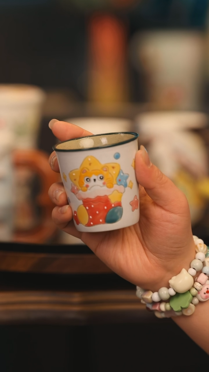 【闪购商品】摆件景德镇釉下彩绘设计师款陶瓷
