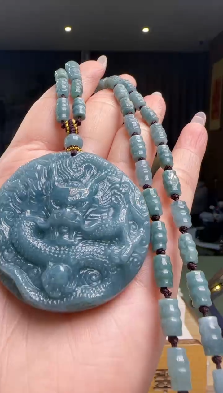 【闪购商品】翡翠颈饰未镶嵌多样性发其一YJ@@60B7J03913