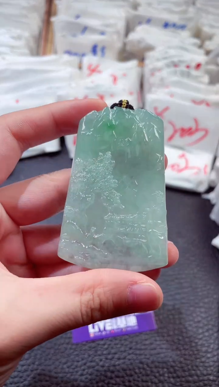 翡翠未镶嵌颈饰00007603