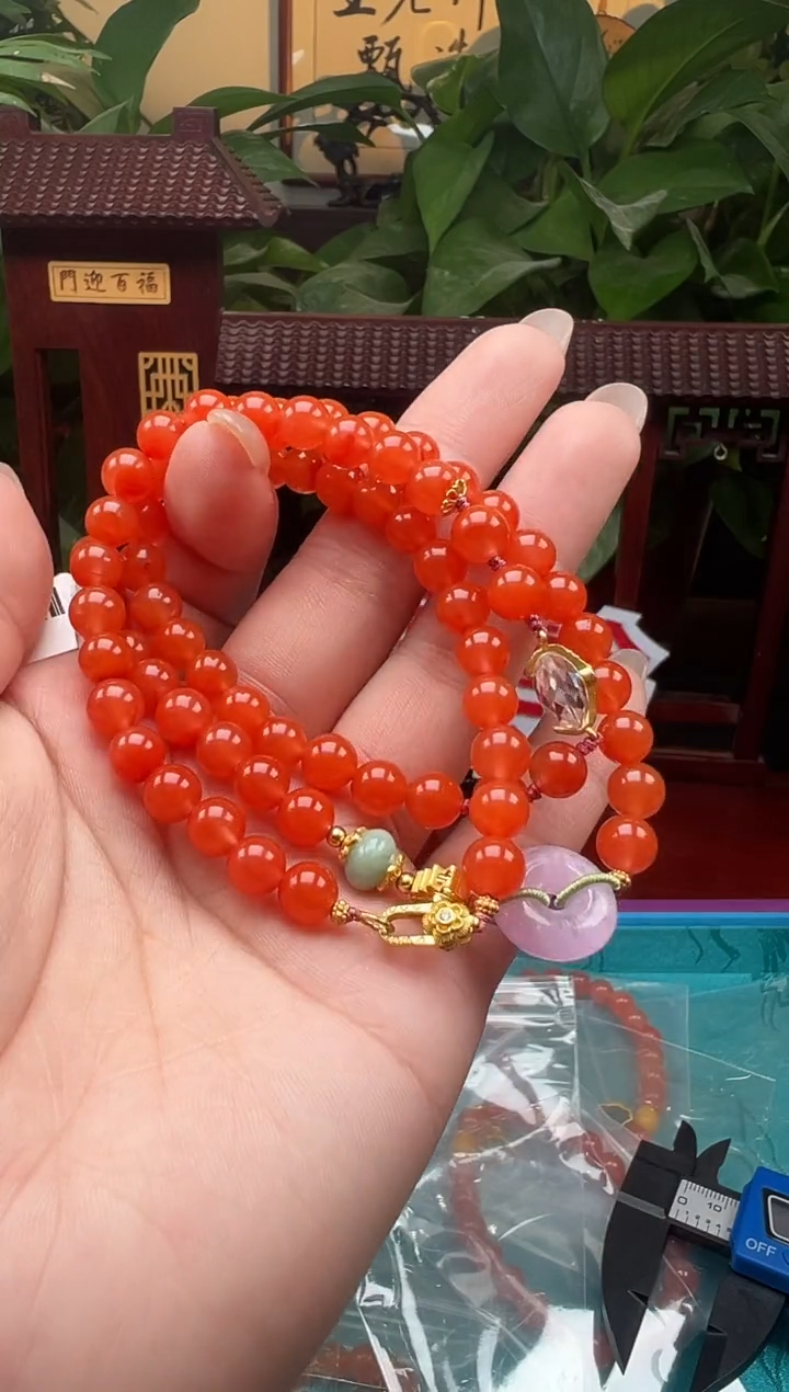 颈饰未镶嵌南红玛瑙项链TN47多样性发其一