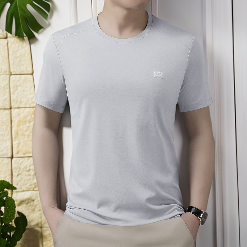 【16058】男士圆领休闲T恤运动舒适