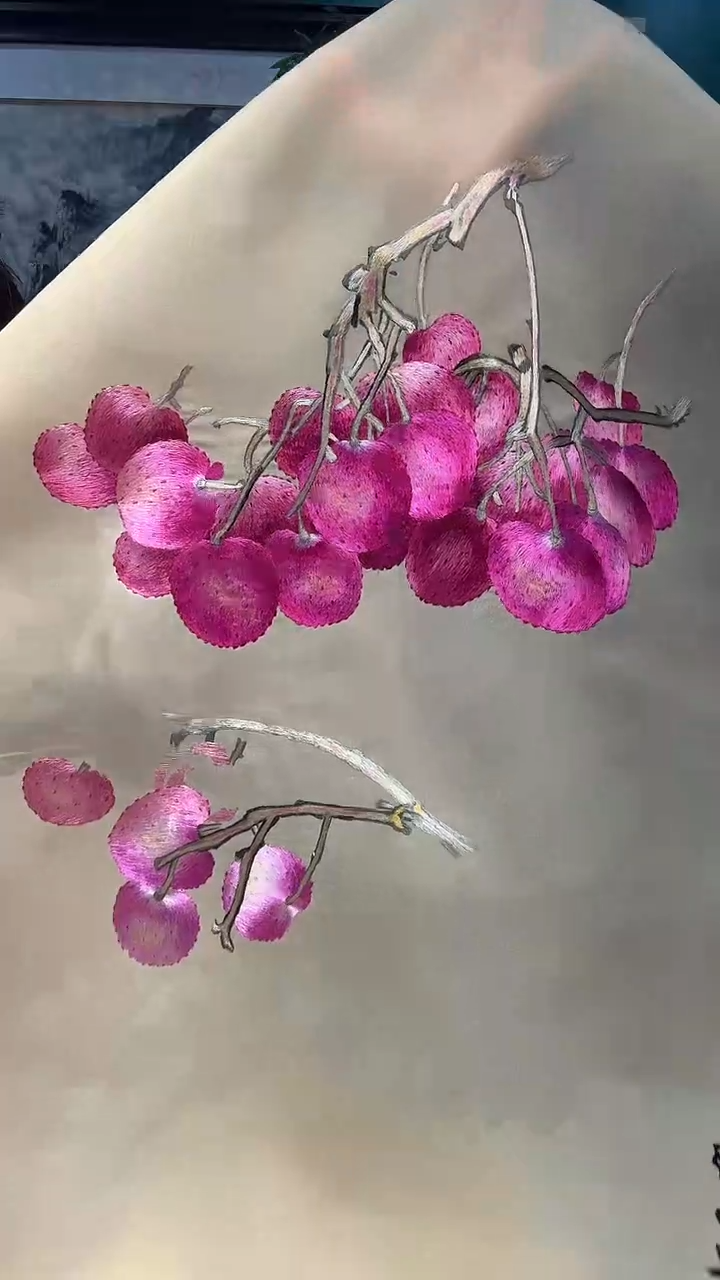 刺绣非遗苏绣手工刺绣绣片