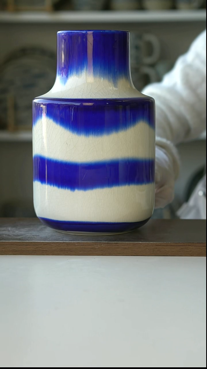 陶瓷福利出美pier水墨花瓶8*22.5@4-2@微瑕