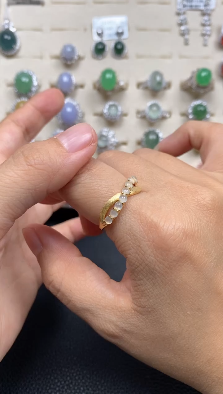 【闪购商品】翡翠戒指银S925镶嵌1111