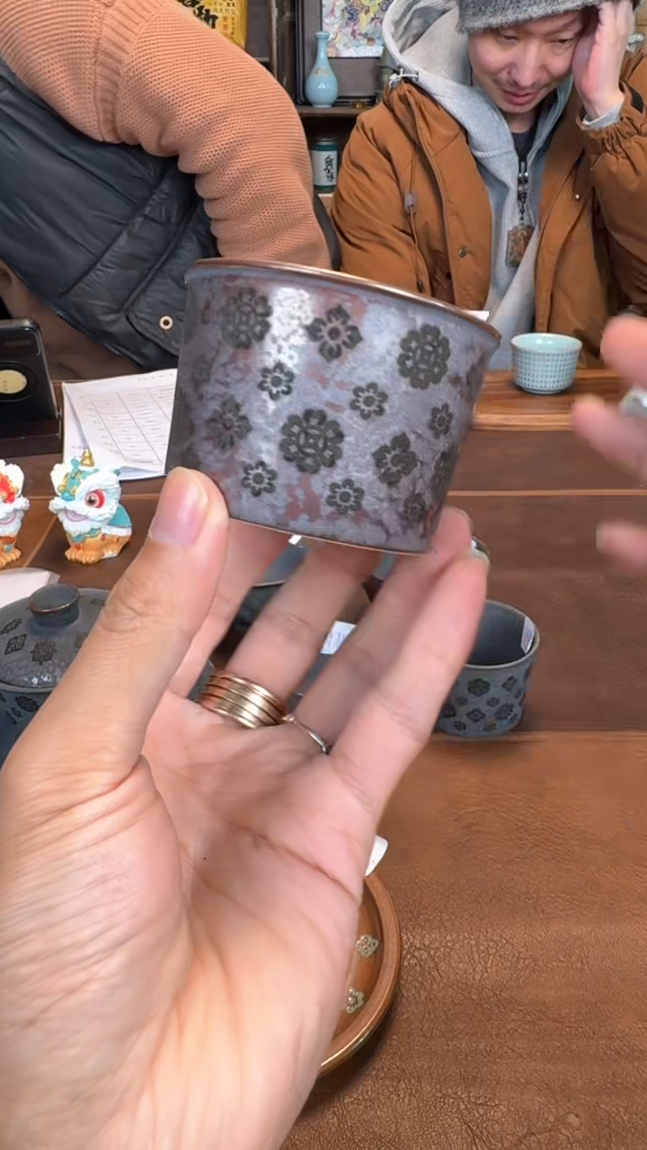 【闪购商品】瓷片@@玄石直臂杯（大号）1733