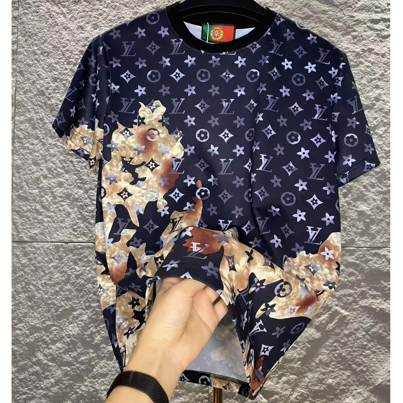 BW短袖印花夏季圆领欧美简约男常规款T恤通用K-292-F