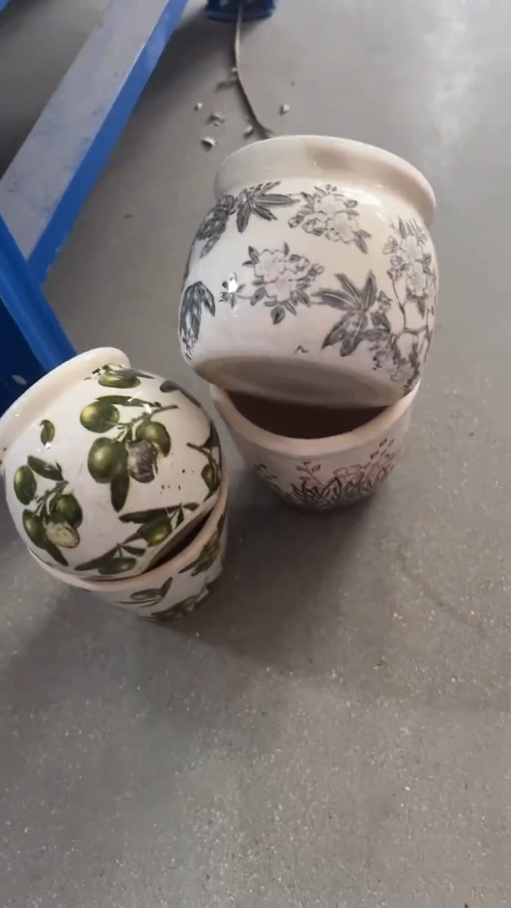 【闪购商品】陶瓷花盆CM内口CM