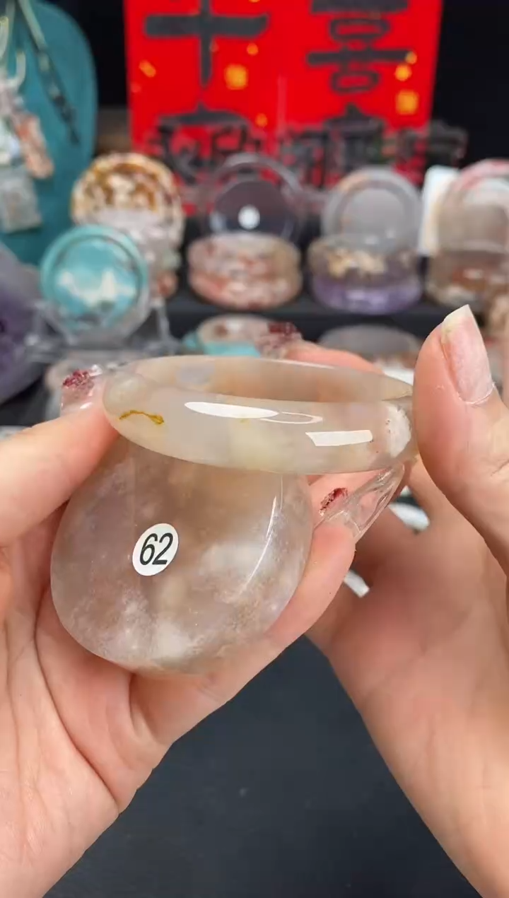 【闪购商品】石英质玉手镯（圆镯）未镶嵌54