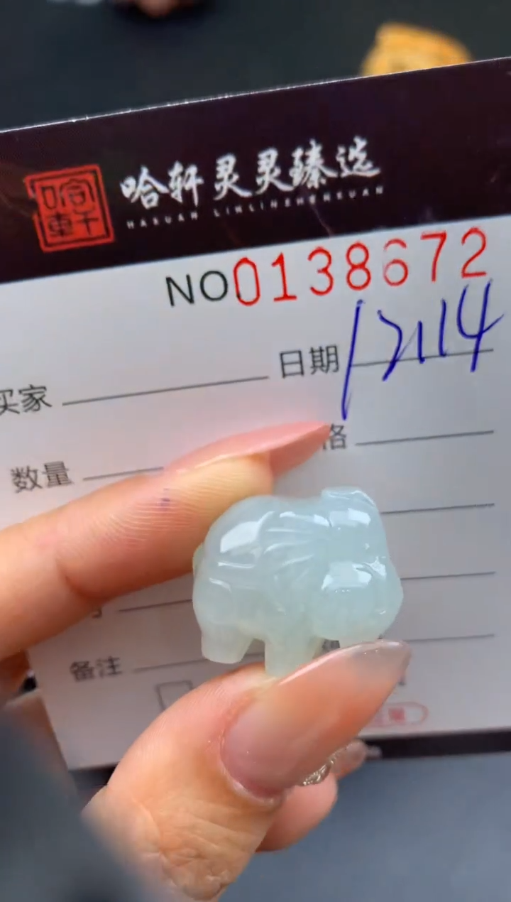 颈饰未镶嵌翡翠哈轩  挂件1