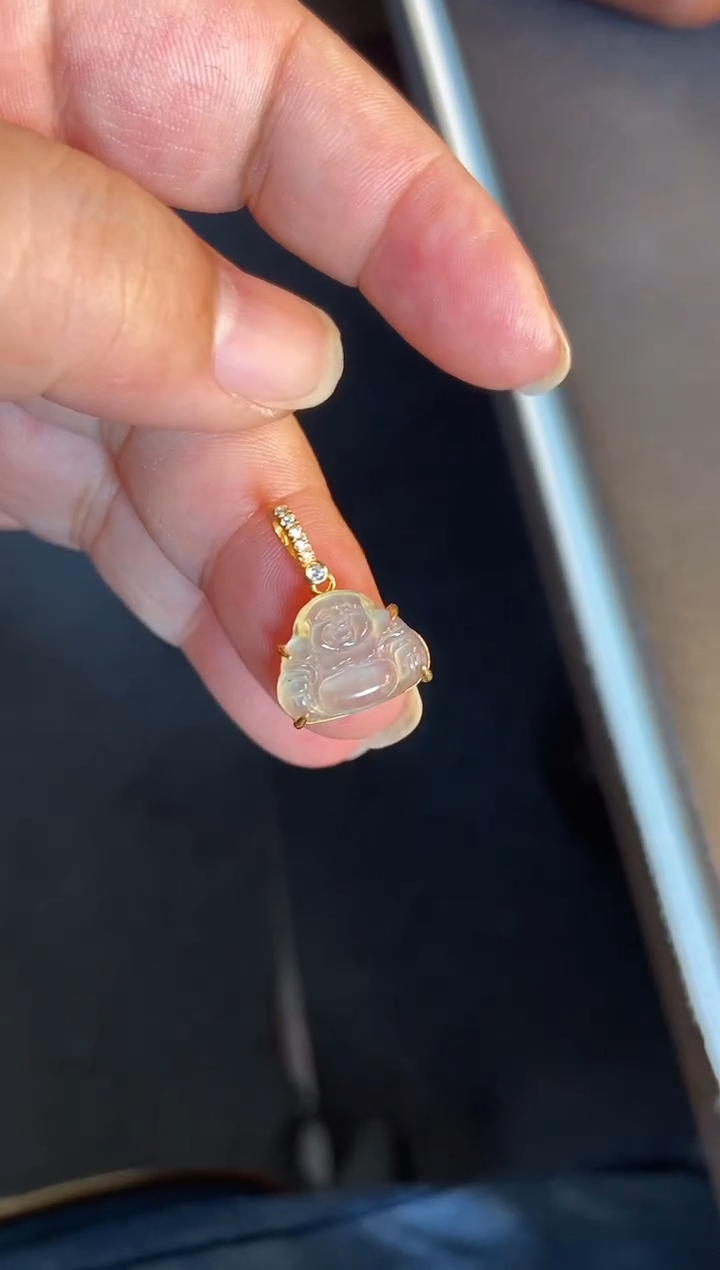 吊坠(不含链)银S925镶嵌翡翠1