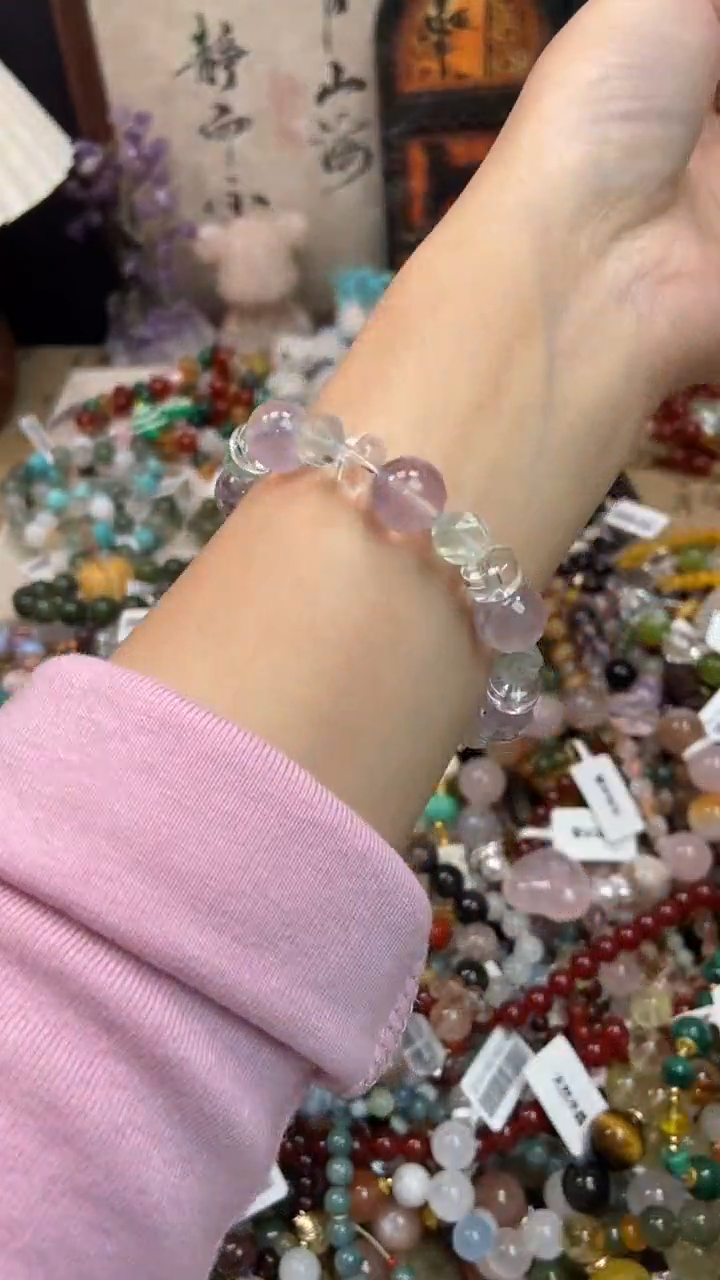 未镶嵌手链紫晶372