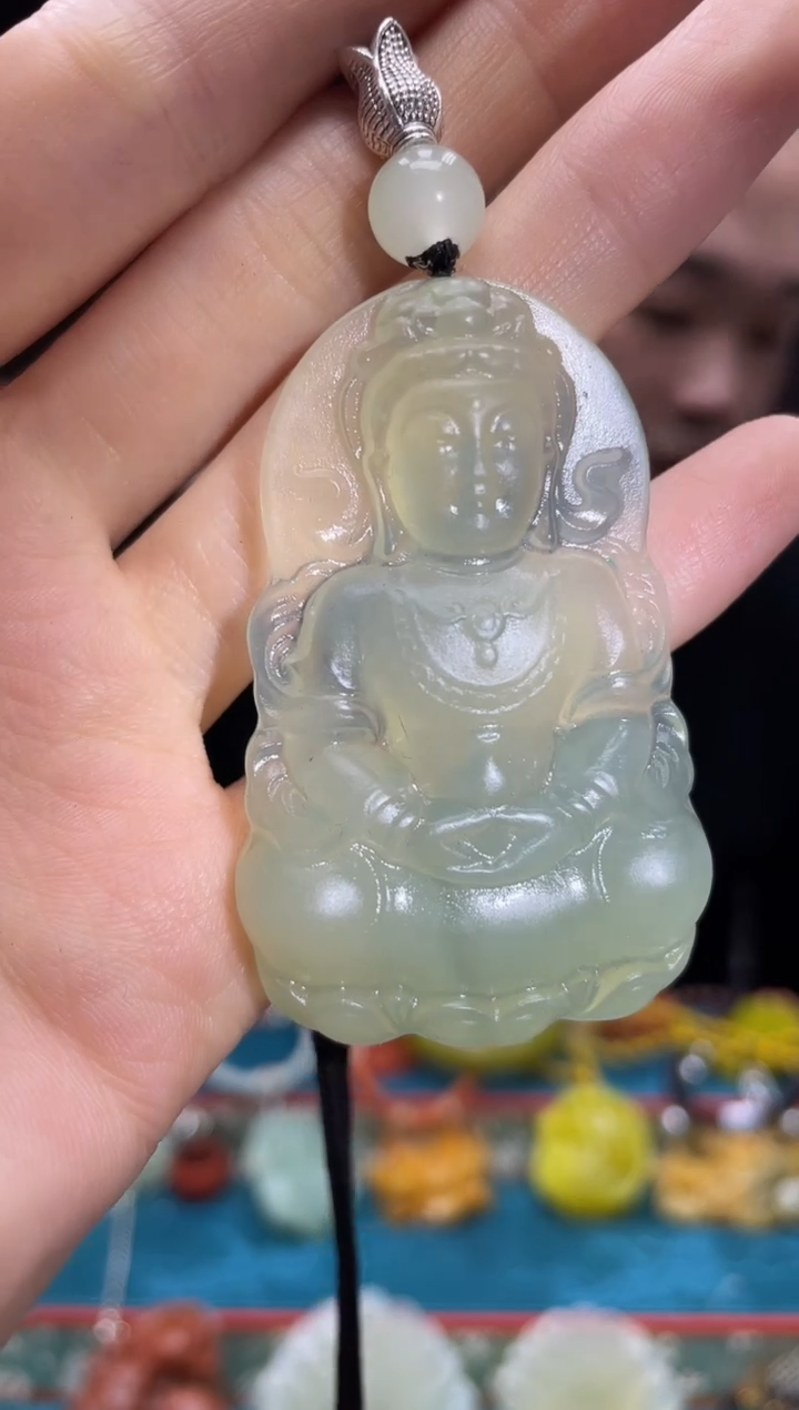 未镶嵌岫玉吊坠多样性发*货拍一发一