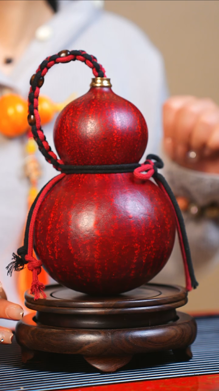 【闪购商品】JV036大师姐臻选非遗大漆酒葫芦