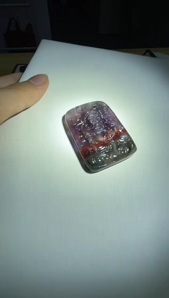 【闪购商品】水晶吊坠(不含链)未镶嵌极光23雕刻件 多样性发一