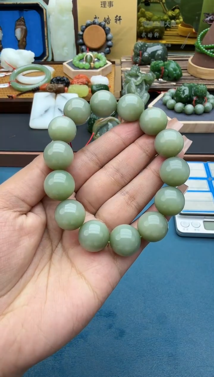 未镶嵌手串和田玉byhjl