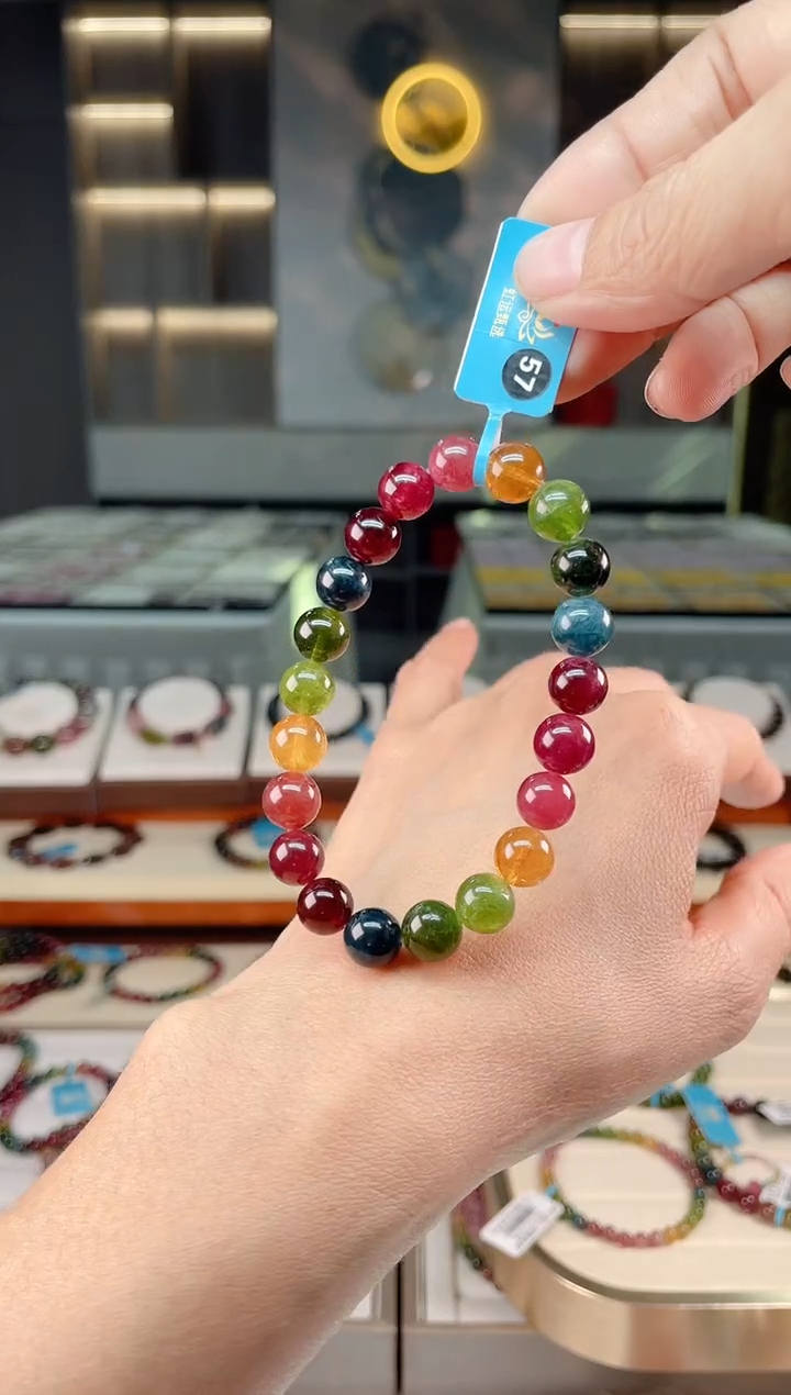 【闪购商品】碧玺单圈手串未镶嵌（多样性发一条）Q