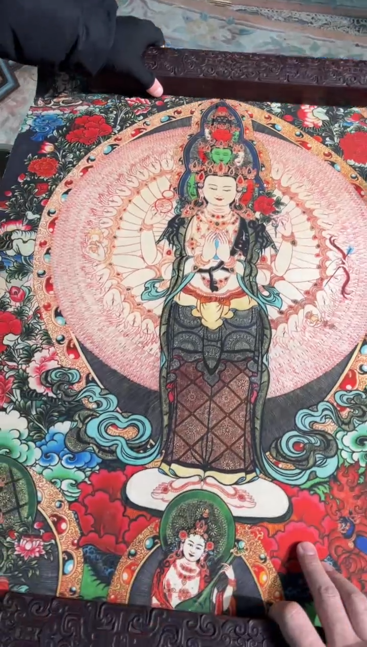 卷轴画路路的唐卡tk160