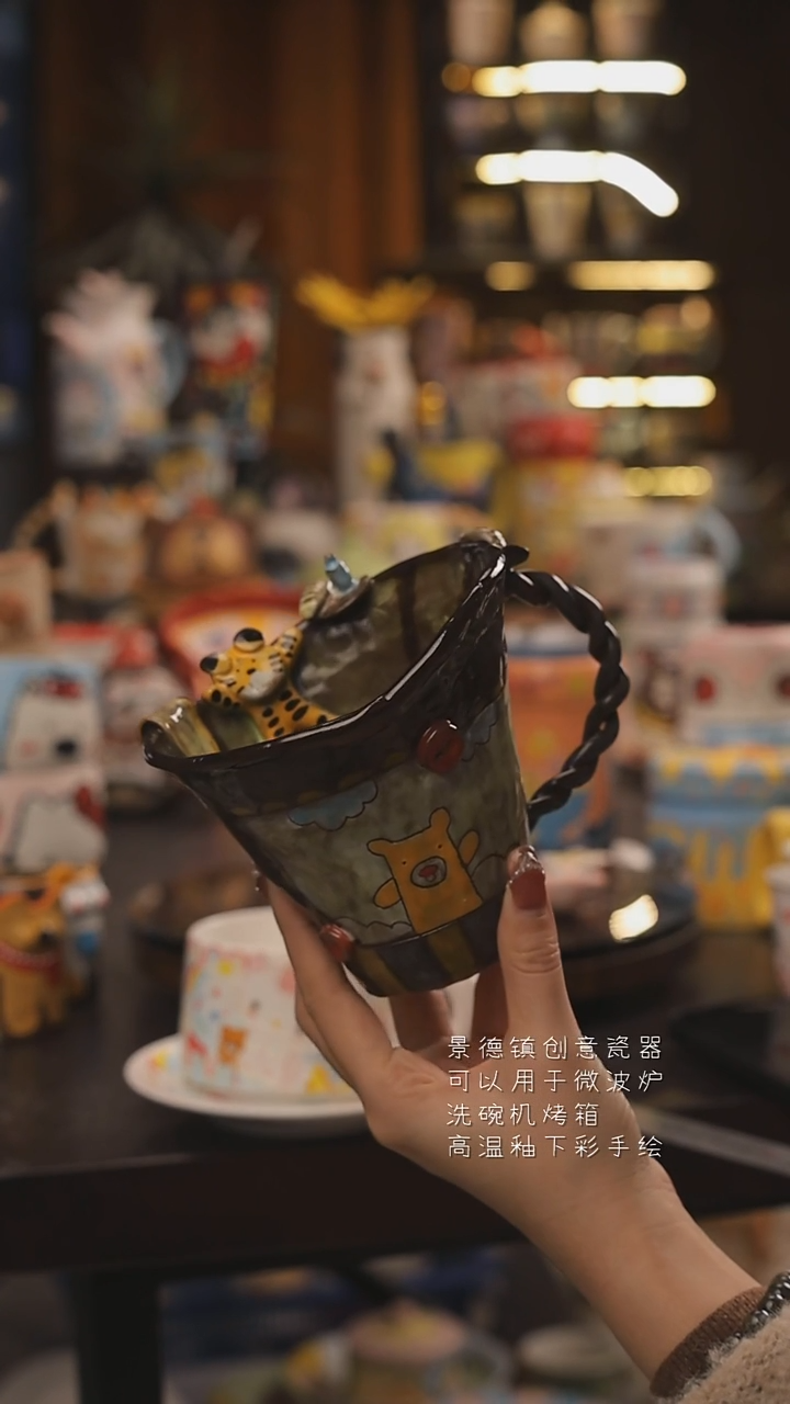 景德镇釉下彩绘设计师款式陶瓷