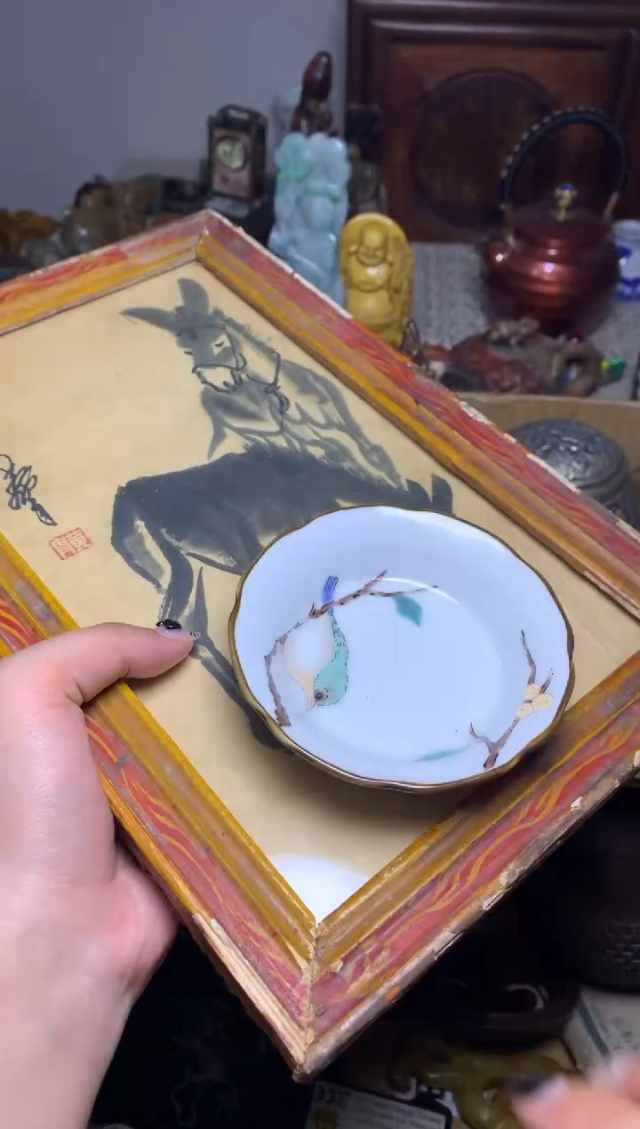 紫砂盖碗瓷器默认微瑕瓷器