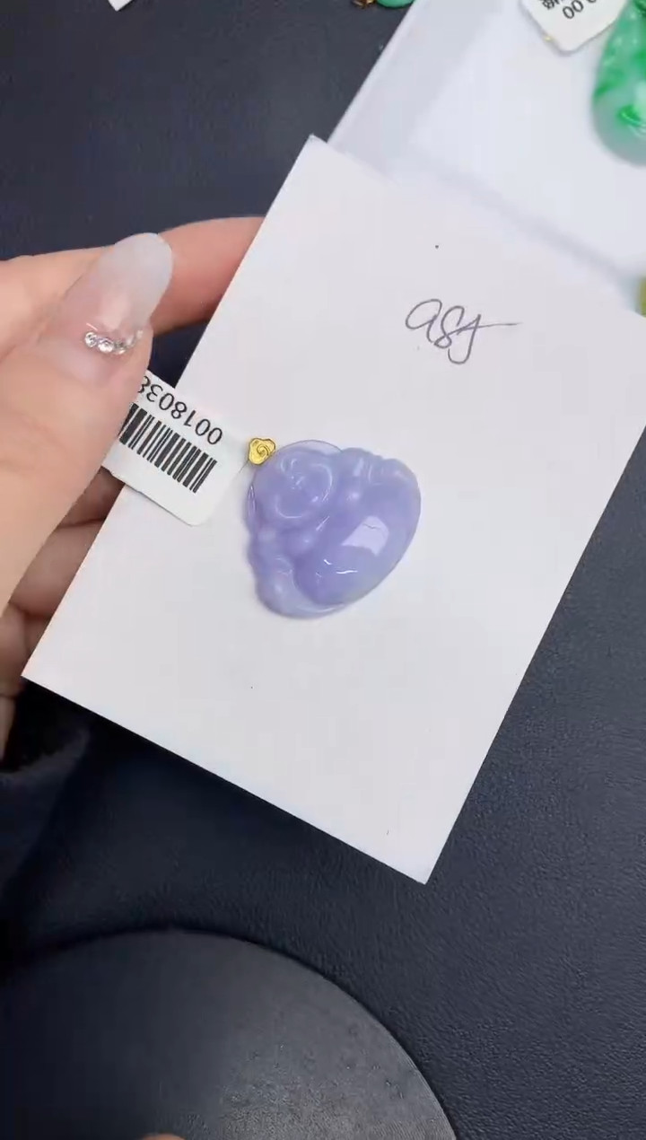 【闪购商品】翡翠颈饰18K金镶嵌0000000000