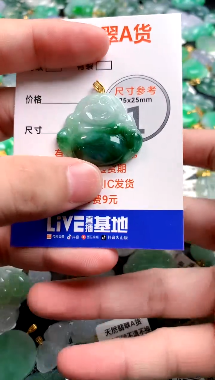 颈饰18K金镶嵌翡翠0147751119