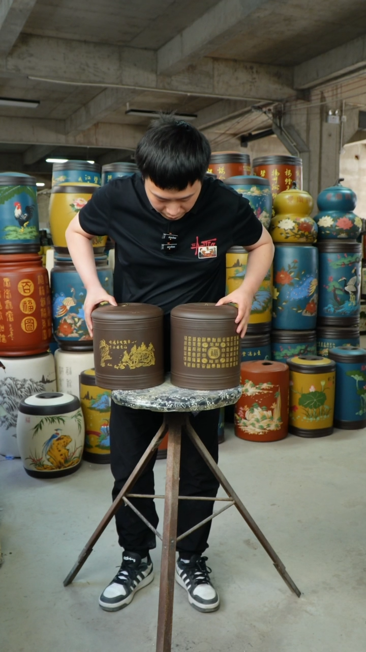 宜兴原矿紫砂茶叶罐