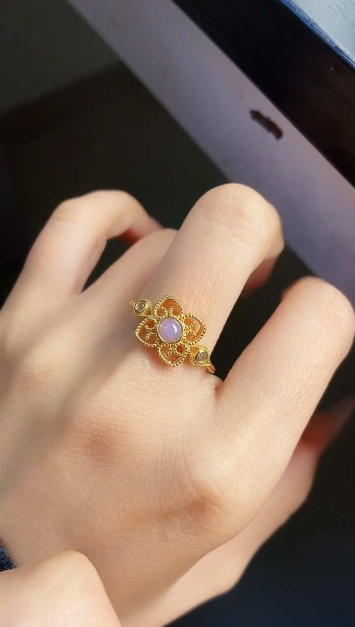 银S925镶嵌戒指翡翠12