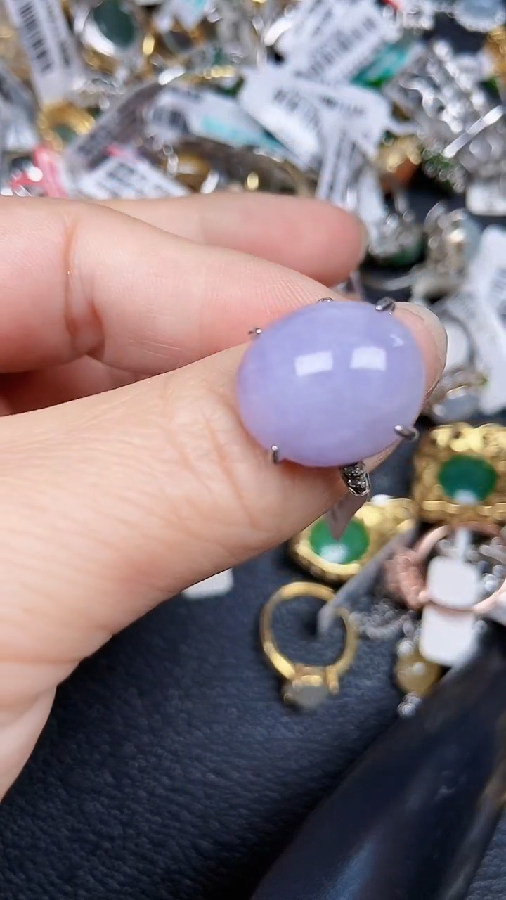 颈饰银S925镶嵌翡翠0211