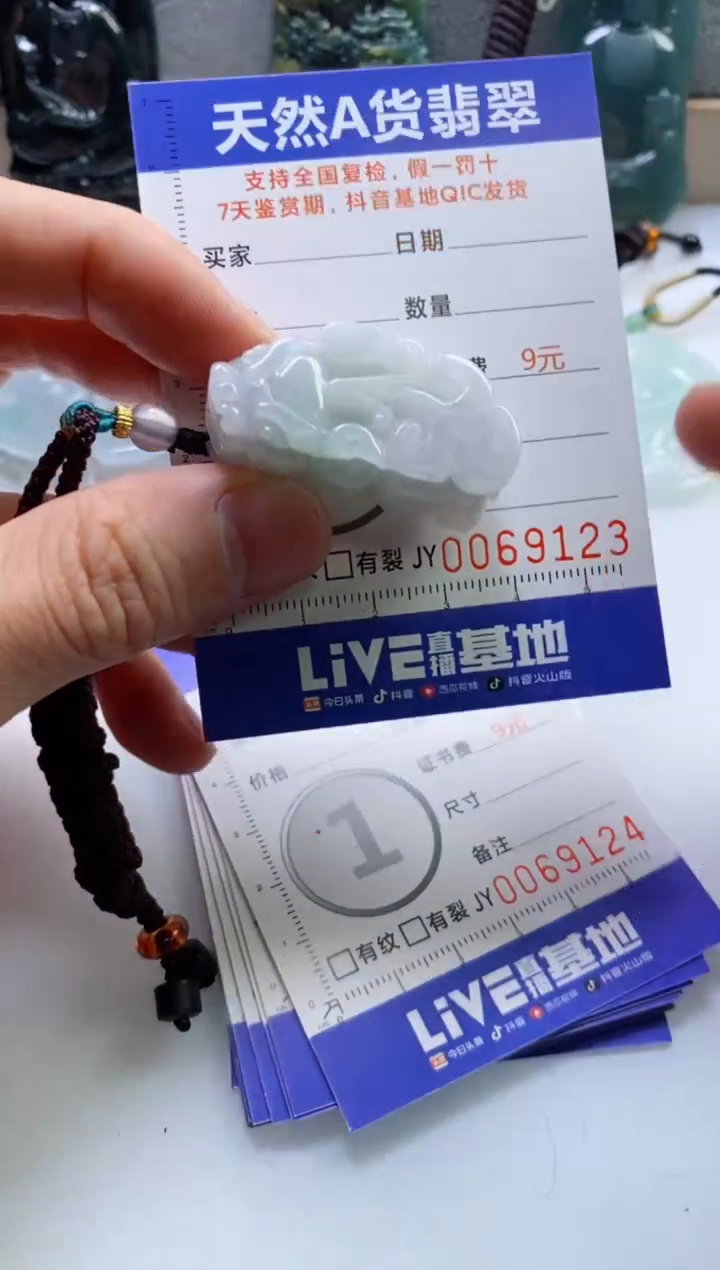 【闪购商品】翡翠挂件未镶嵌