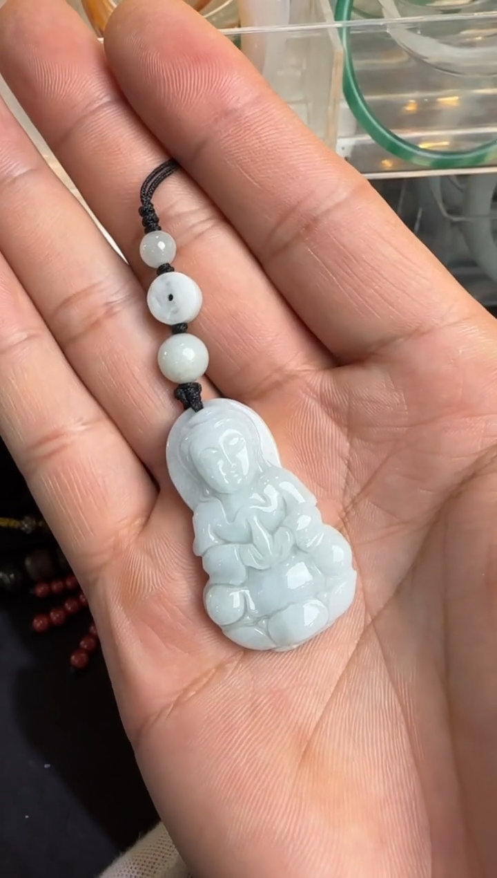 【闪购商品】翡翠颈饰未镶嵌天然翡翠吊坠