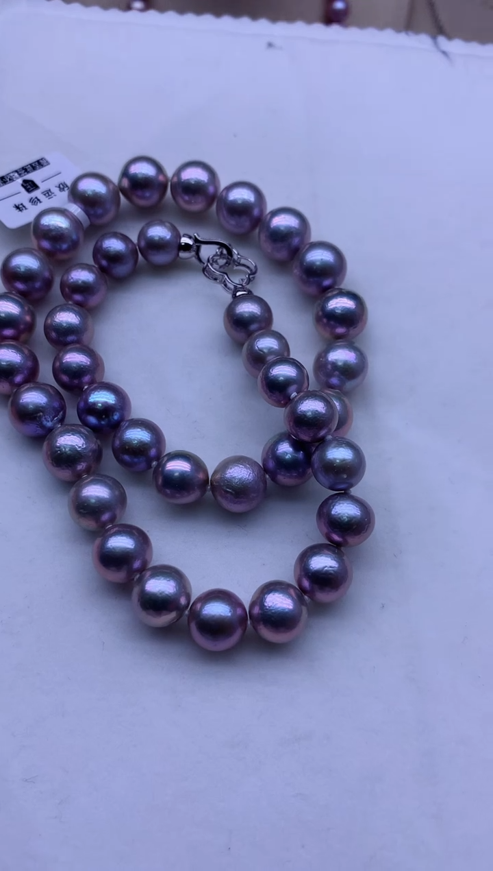 【闪购商品】淡水珍珠项链银S925镶嵌淡水珍珠项链