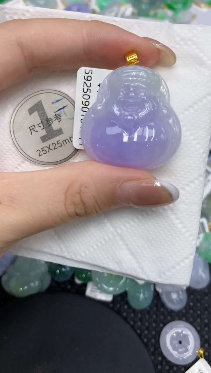 颈饰18K金镶嵌翡翠11111111