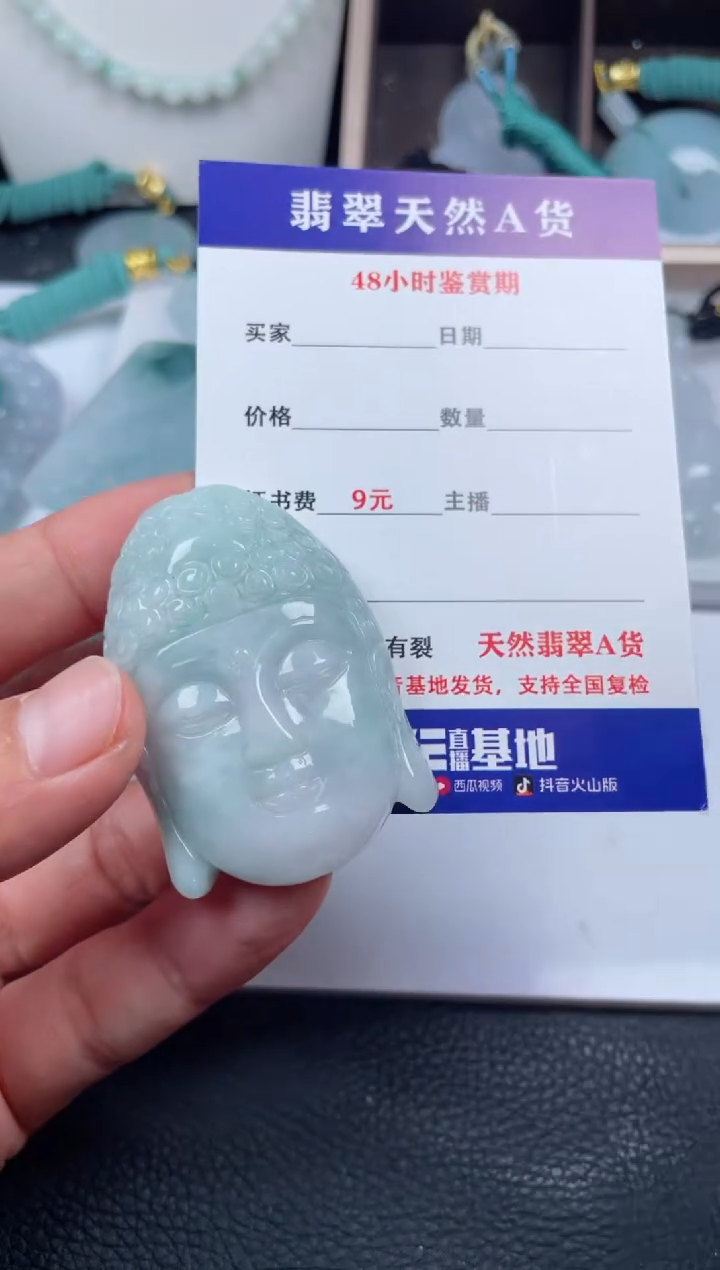 翡翠未镶嵌颈饰         