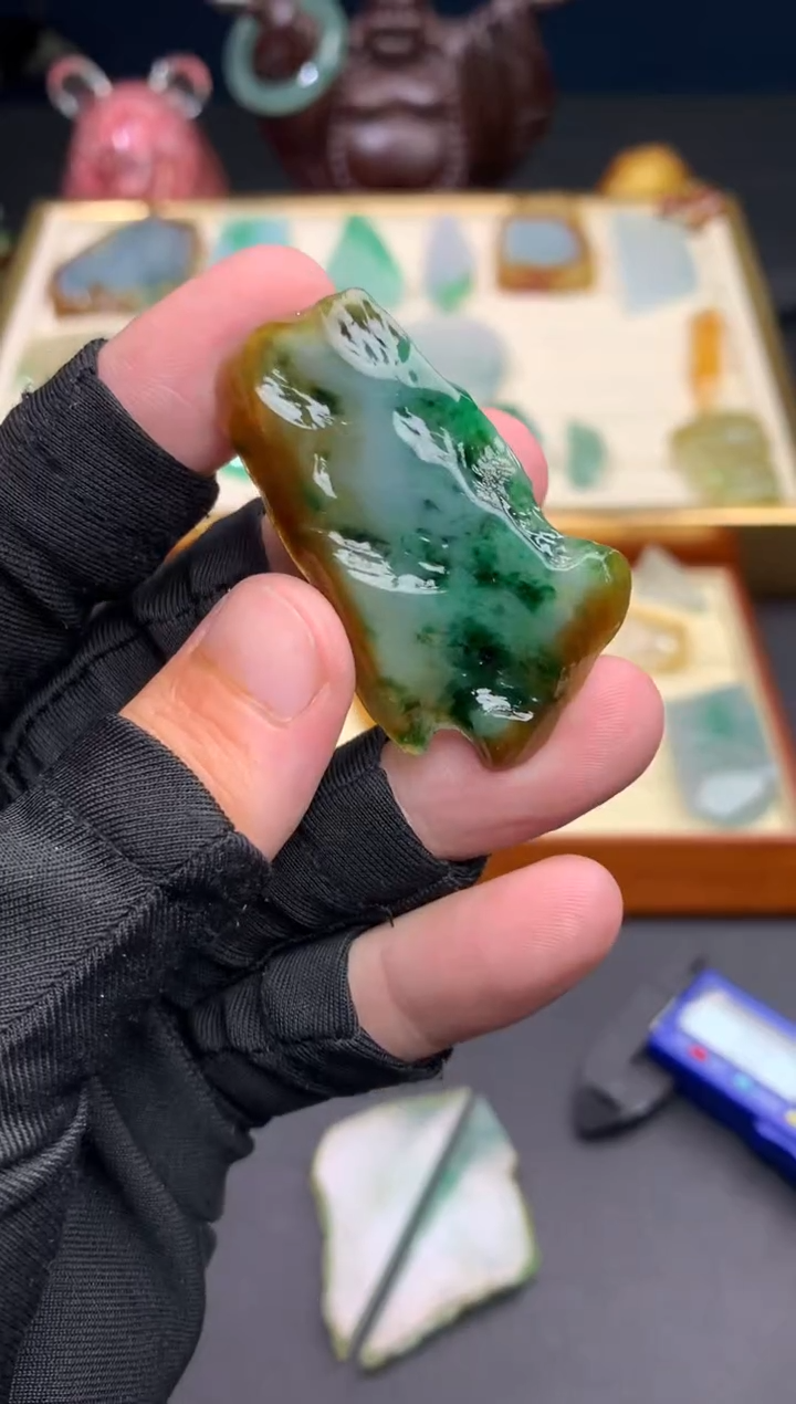 未镶嵌定制翡翠天然翡翠裸石（包工）