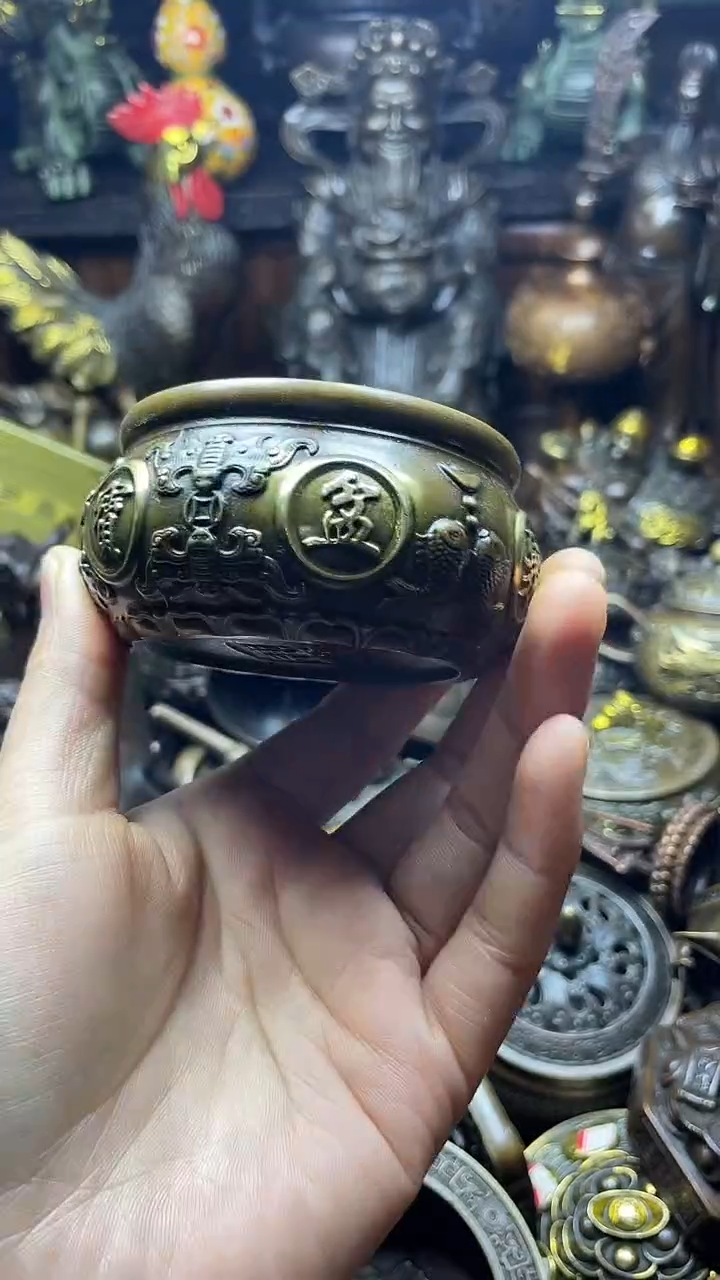 闪购链接，点击下单，有运费险，铜摆件