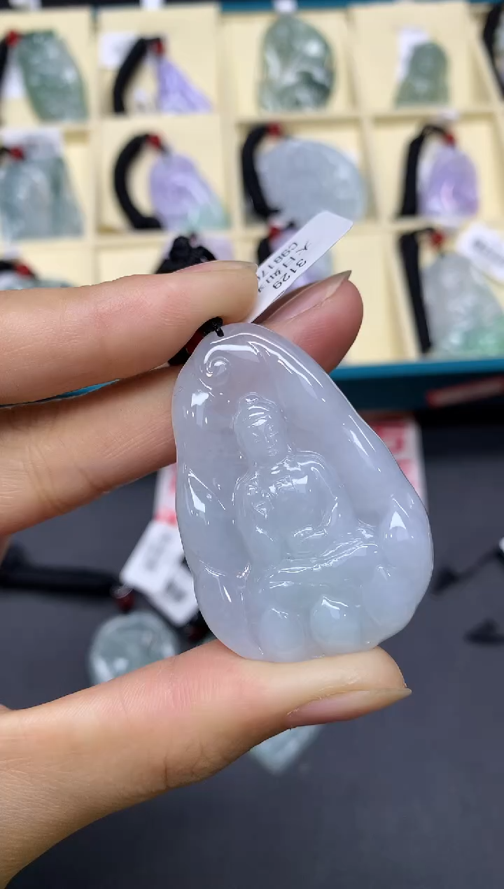 【闪购商品】定制翡翠未镶嵌阿弥【无服务费】