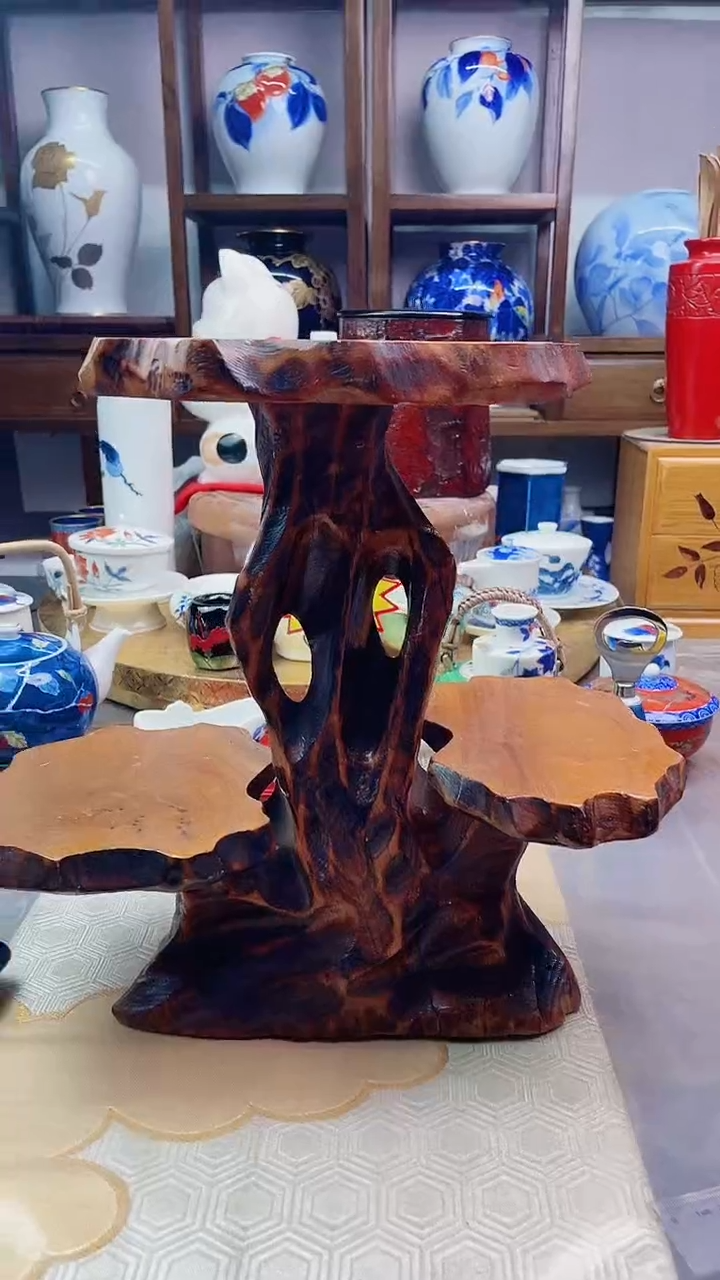 【闪购商品】盘日产实木花台一一一